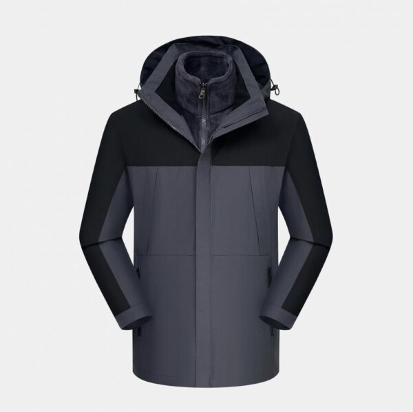 2025 New Grey Windbreaker