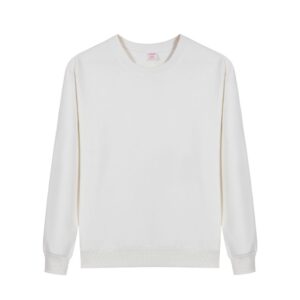 2025 New White Round-neck hoodie